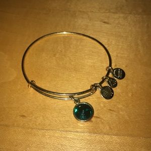 Alex and Ani Gold Birthstone Bangle May